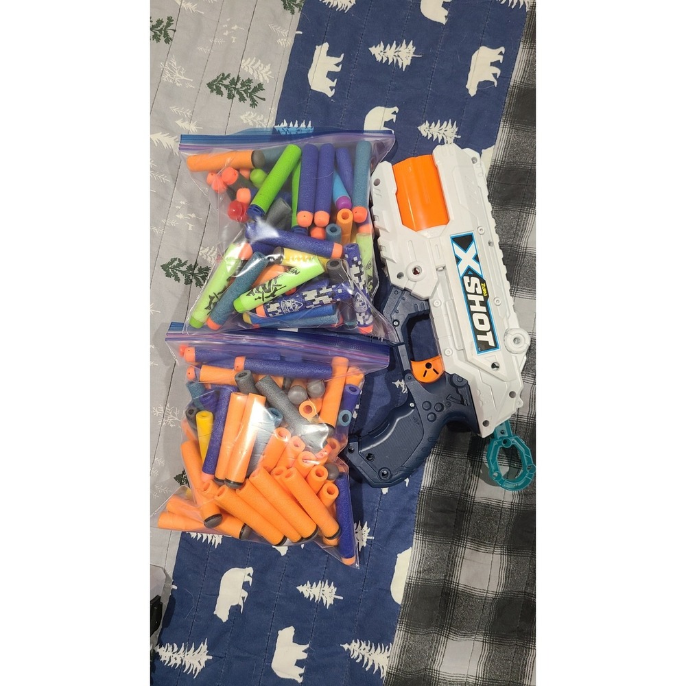 ZURU X-Shot Dart Gun with Assorted Soft Foam Darts for Kids Ages 8-11 Years
